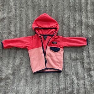 Patagonia micro d snap fleece  3-6 month